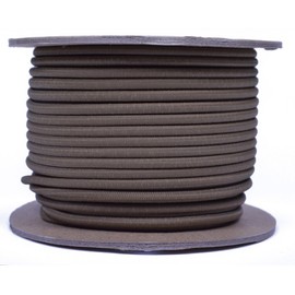 BORED? PARACORD! Coyote Brown 1/8" Shock Cord Marine Grade Shock/Bungee/Stretch Cord 1/8 inch x 100 feet Several Colors - Made in USA