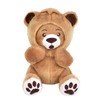 Whatsitsface 12 Inch Teddy Bear Plush with 6 Different Faces