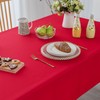 Demetex Large Red Tablecloth 152x305 cm Christmas Water Resistant Table