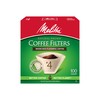 Melitta #4 Cone Coffee Filters, Natural Brown, 100 Count, Pack