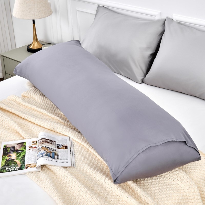 Warmstar Cotton Body Pillow Cover 1 Pack, 600 Thread Count
