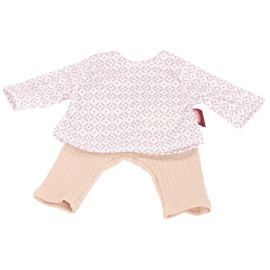 Götz 3403591 Combination Nature Doll Clothes Size S 2-Piece Clothing and Accessory Set for Baby Dolls from 30 to 33 cm