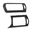 2pcs Air Conditioner Vent Outlet Trim Cover Carbon Fiber Interior