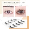 LASHIDOL False Eyelashes, Natural Eyelashes, Round of Eyes, Thin, Transparent