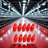 10Pcs Red Automatic Poultry Watering Nipples, Chicken Drinker System,Poultry Feeding