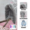 OTKARXUS Comfort Corner Fleece Bird Blanket,1PC Winter Warm Parrot Cage