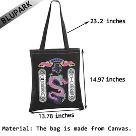 Inspired Music Tote Bag Music Lover Gift Dragon Shopping Bag Korean Music Groups Gift (Dragon)