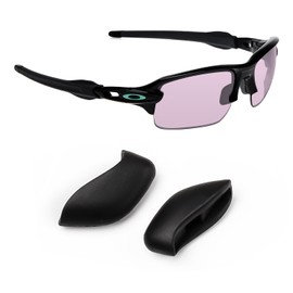 Biyxpiv Replacement Nose Pads Nose Piece Nose Guards for Oakley Flak XS OJ9005 Flak XXS OJ9008 Flak 2.0 XXS OO9511 Sunglasses, Easy Installation - 1 Pair Nose Pad