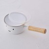 Fuji Enamel MFF-12S Sauce Pan, Induction Compatible, Enameled with Lid,