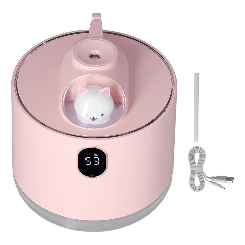 500ml Large Capacity Humidifier Spacecraft Night Light USB Charging Car