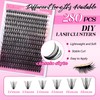 FADLASH DIY 50D Lash Extension Kit 0.07D Curl Individual Lashes
