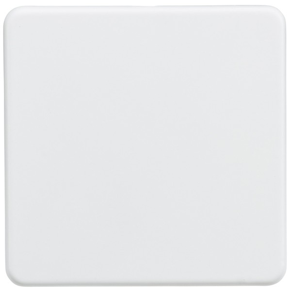 Knightsbridge SF8350MW Screwless 1G Blanking Plate-Matt White