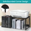 ELITEROO Desktop Printer Stand with Storage, Printer Table Stand Small