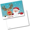 doodlecards Christmas Thank You Cards Thankyou Santa & Rudolph Pack