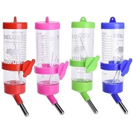 Hypeety - Botella de agua potable con jaula de hámster, 250 ml, color aleatorio (250 ml)