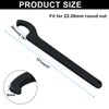 Murtenze C Hook Spanner Wrench for 22-26mm Round Nut, Universal