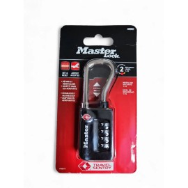 Master Lock Tough Travel Luggage Lock Resettable Combination TSA Approved 4696D