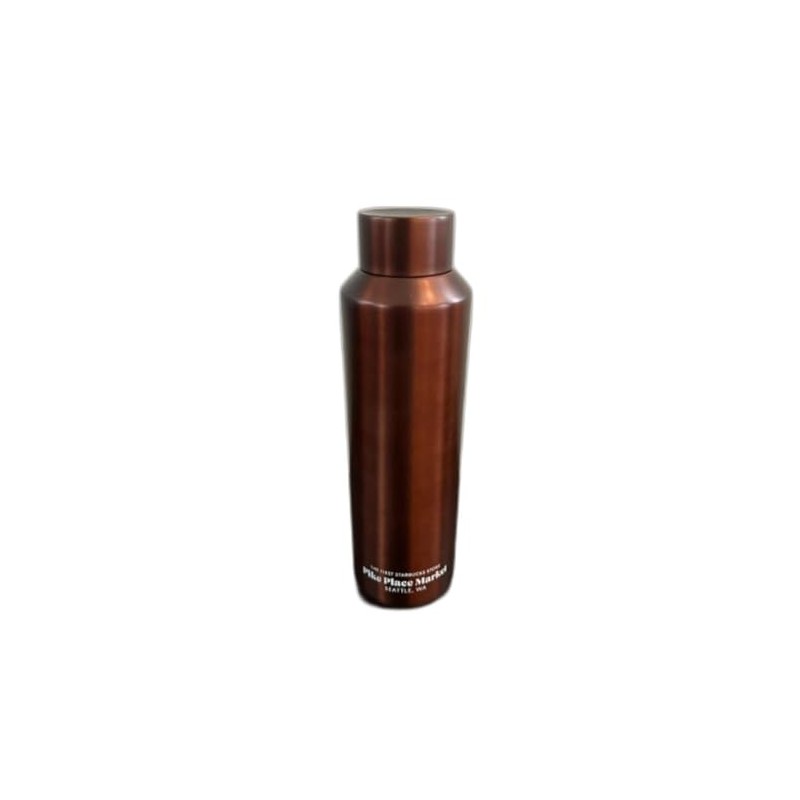 Starbucks Pikes Place Original Logo Copper SS Water Bottle 20oz
