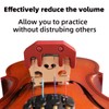 Domofa Metal Violin Mute Violin Practice Mute Volume Control Silencer
