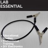 Eisco Labs - 4mm Connecting Leads – 12" Black Insulated
