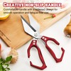 Multifunctional Heavy-Duty Kitchen Shears, High-Carbon Steel Culinary Shears, Heavy Duty