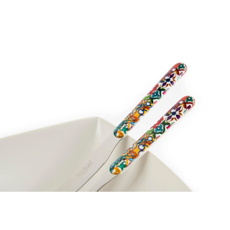 Excelsa Lisbon 16-Piece Stainless Steel Cutlery Set with Plastic Handle