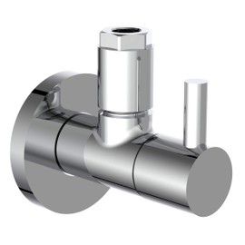 Kirchhoff Design Universal Angle Valve with Quick Release Angle Control Valve for Cold and Hot Water Pipes, 98166110, Chrome