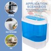 Segawe Portable Compact Lightweight Washer Twin Tub Laundry Washing Machine