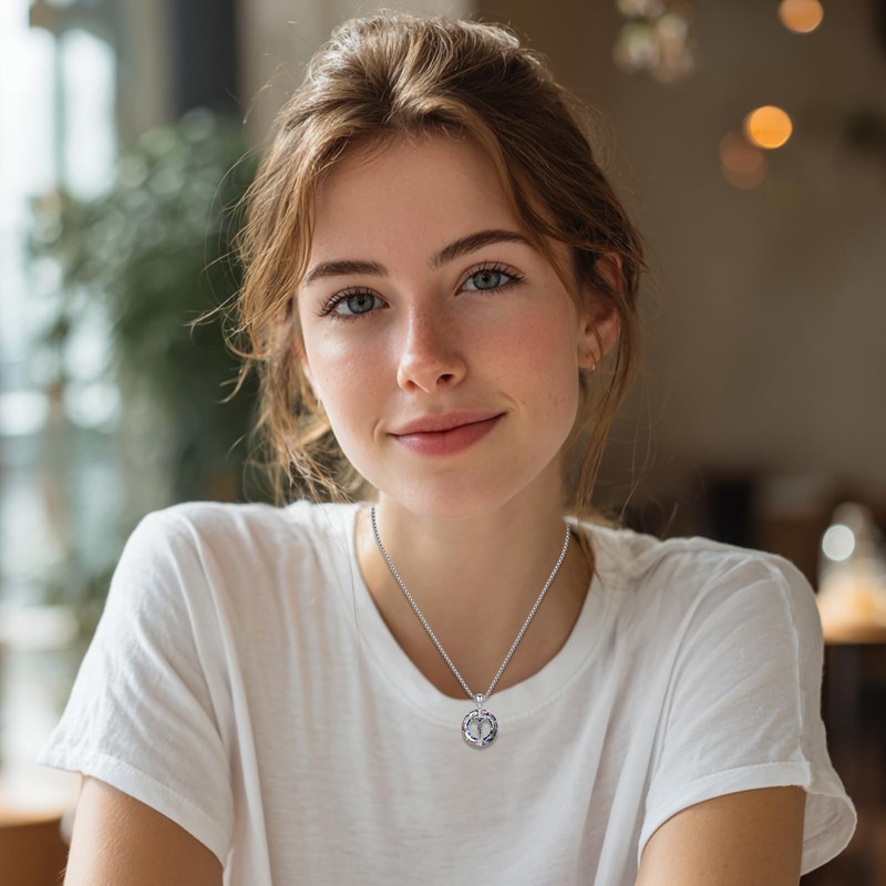 DRINSPER Crucifix Cross Necklace for Men Women 925 Sterling Silver