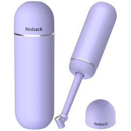 Portable Travel Bidet for Women & Men, Camping Manual Squeeze Sprayer, Leak-Proof Handheld High Pressure Water Sprayer with Storage, Postpartum Care Peri Bottle for Feminine Hygiene (Purple)