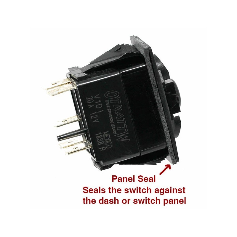 Carling Technologies OTRATTW Carling Technologies Contura II Rocker Switch, ANCHOR