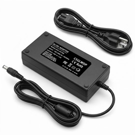 CSGLWDP 24V 7.5A Power Supply Adapter 100~240V AC to DC 24 Volt 7.5Amp 180W Power Converter 7.5A 7A 6.5A 6A Low Voltage Transformer 5.5x2.5mm for LED Light CCTV Camera LCD Monitor