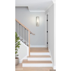 Urban Ambiance Luxury Posh Wall Sconce, Small Size: 18.125''H x 4.5''W, with Mid Century Modern Style Elements, Brushed Nickel Finish, UHP4570 from The Spartanburg Collection