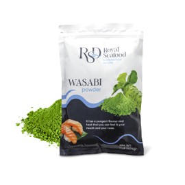 RSF – Premium Wasabi Powder 1 LB – Real Japanese Horseradish Root Powder for Sushi, Sashimi & Sauces – Gluten Free, Hot & Spicy Sushi Seasoning – Pure Wasabi Paste for Dipping