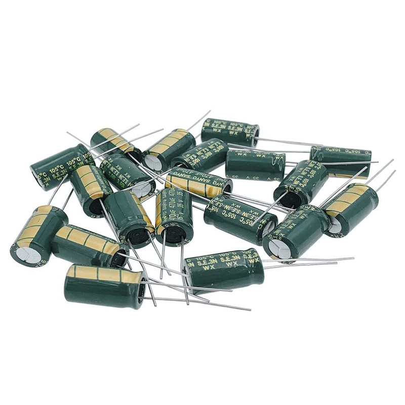PENGLIN 20pcs Electrolytic Capacitors Aluminum Electrolytic Capacitors 35V 470UF 105℃
