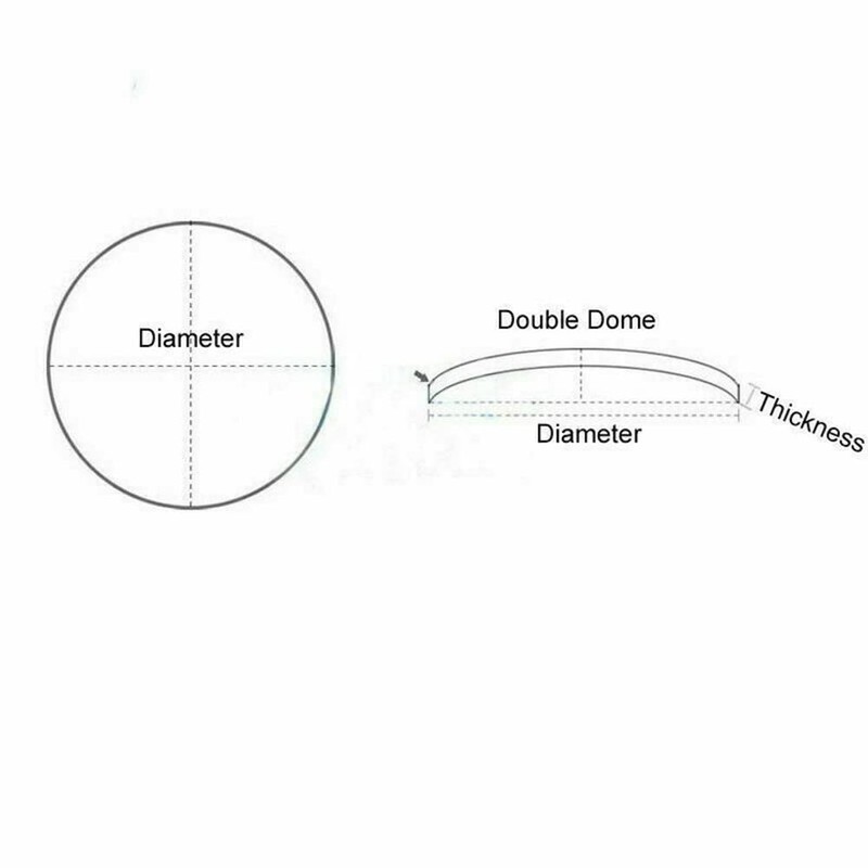 2023 1.2MM Thick Watch Glass CrystalBlue AR Coating Double Dome