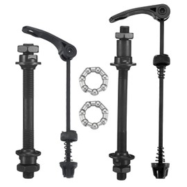 Otoolling Bike Quick Releases Set, MTB Axle Quick Release Skewer Bicycle Hub Parts Front & Rear Axle Hollow Shaft Kit Replacement with 25 mm Wheel Hub Steel Ball for Road Mountain Bike