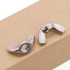 M6-1.0 (25 pcs) Stainless Steel Wing Nuts, 304 Stainless Steel