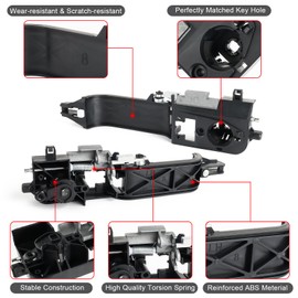 FAERSI Exterior Door Handle Front Left Driver Side Bracket Base Replacements for 2008 2009 2010 2011 Ford Focus #926-324, 8S4Z-5426685-B FL