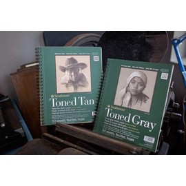 Strathmore Spiral Toned Sketch Book 9"X12"-Gray 50 Sheets (Parallel Import)