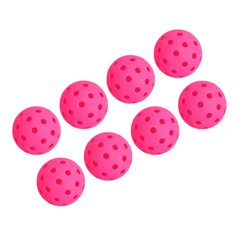 12PCS 74mm 40 Holes Pickleballs PE Plastic High Elasticity Pickleball