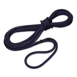 Seilflechter - Mooring Line 10 mm Diameter, 6 m Length, 40 cm Eye Spliced & Rigged, Typhoon Mooring Line for Boat in Navy Blue, 1,900 daN
