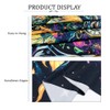Heopapin Blacklight Skull Tapestry Psychedelic Skeleton Gothic Tapestry UV Reactive