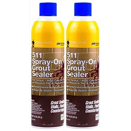 Miracle Sealants GRTSLRAEROCS Grout Aerosol Spray Penetrating Sealers, 15 oz (Pack of 2)
