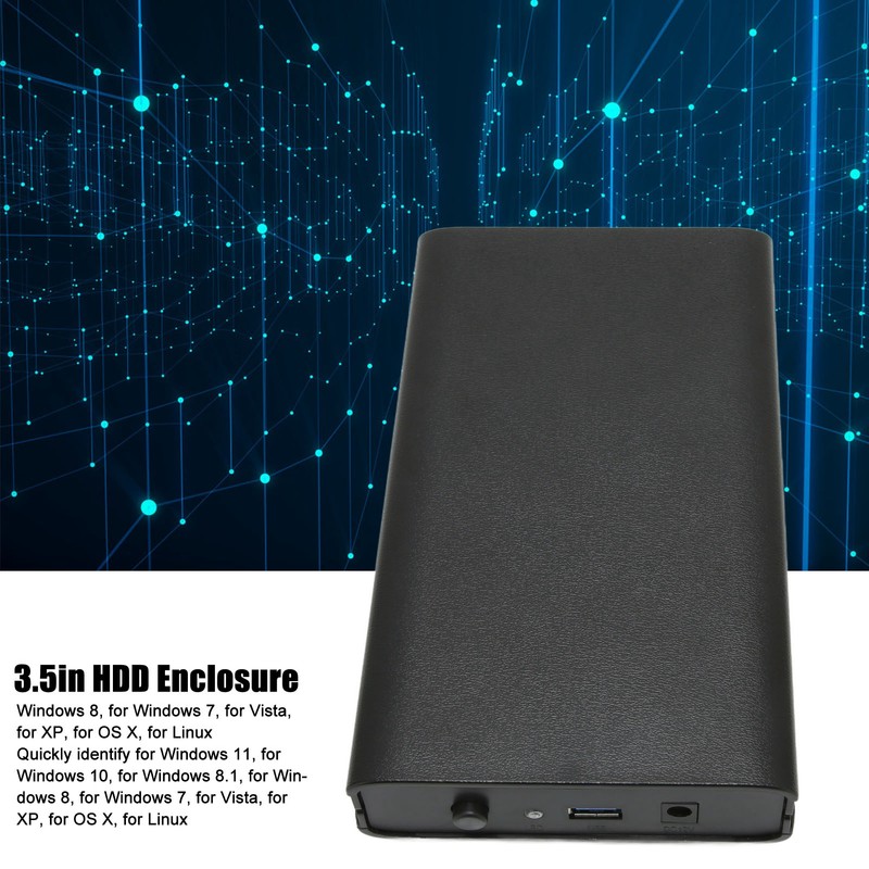 3.5in 2.5in USB3.0 to SATA HDD Enclosure 6Gbps Support SATA