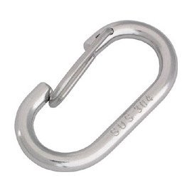 Mizumoto B2179 Stainless Steel O-Shaped Hook (for Rope) Wire Diameter 0.1 inch (2 mm) Length 0.6 inch (15 mm)