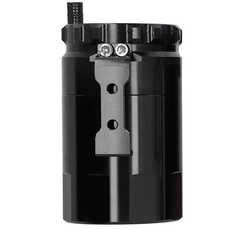Universal Auto Oil Catch Can Breather Reservoir with Mounting Parts