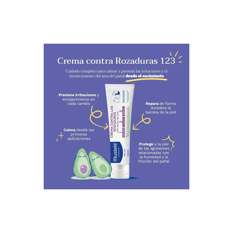 Mustela Crema Contra Rozaduras 123 100 Ml