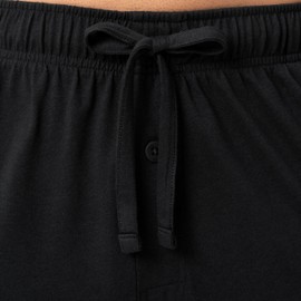 Fruit of the Loom Men's 2-Piece Jersey Knit Pajama Set, Grey Heather, 3X-Large Big