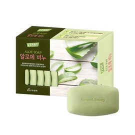 Cleansing Soap Facial Skin Care Large Capacity All-in-One Aloe Soap 90g 16 Pieces / 클렌징 비누 페이셜 스킨케어 대용량 올인원 알로에 비누 90g 16개입